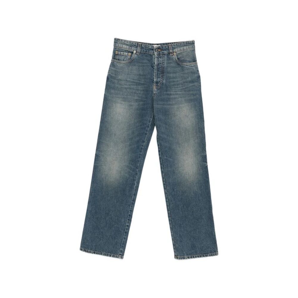 Miu Miu Blue Denim - Straight-Leg Jeans Women
